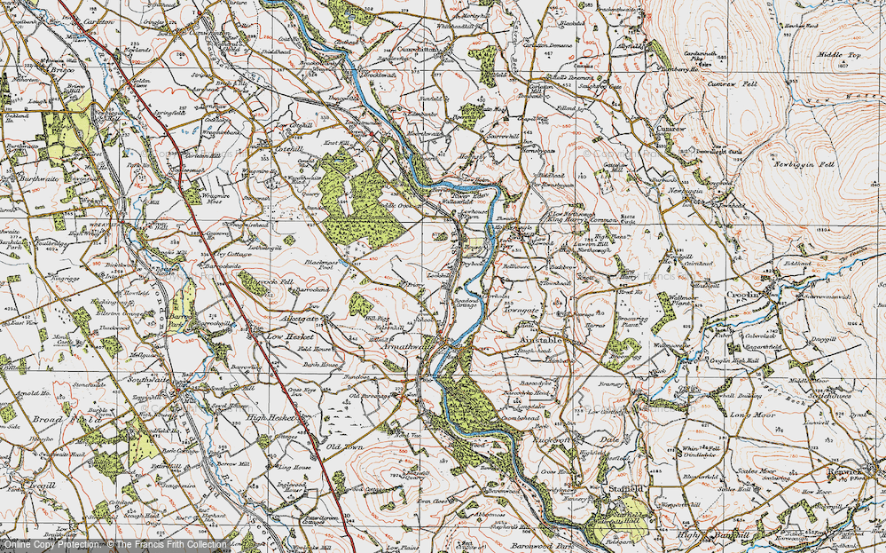 Old Map of Lockhills, 1925 in 1925
