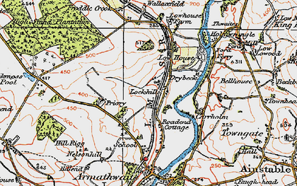 Old map of Lockhills in 1925