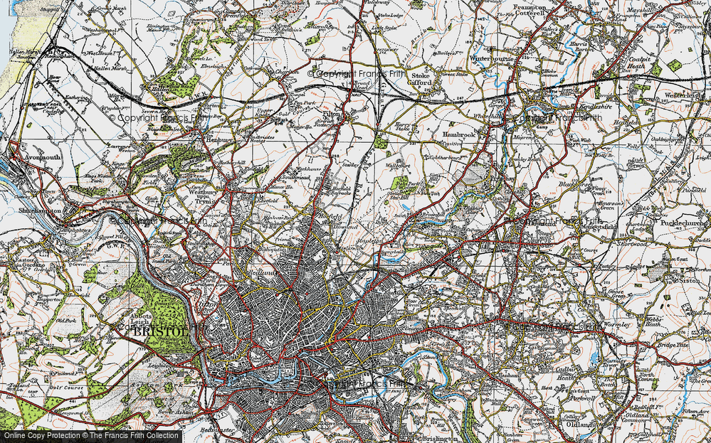 Old Map of Lockleaze, 1919 in 1919