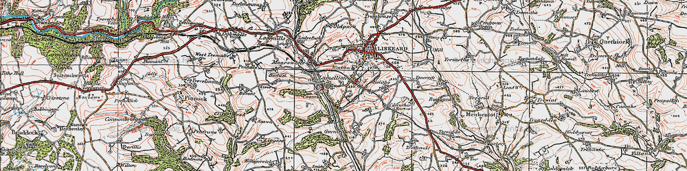 Old map of Lodge Hill in 1919