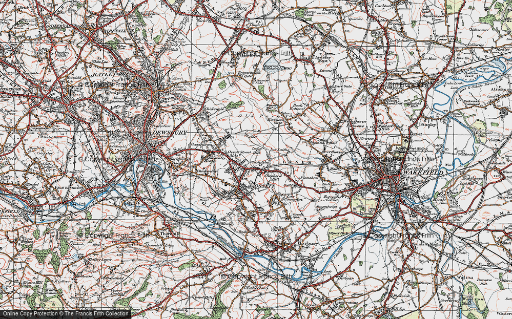 Old Map of Lodge Hill, 1925 in 1925