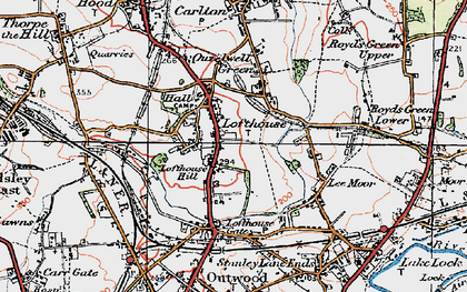 Old map of Lofthouse in 1925