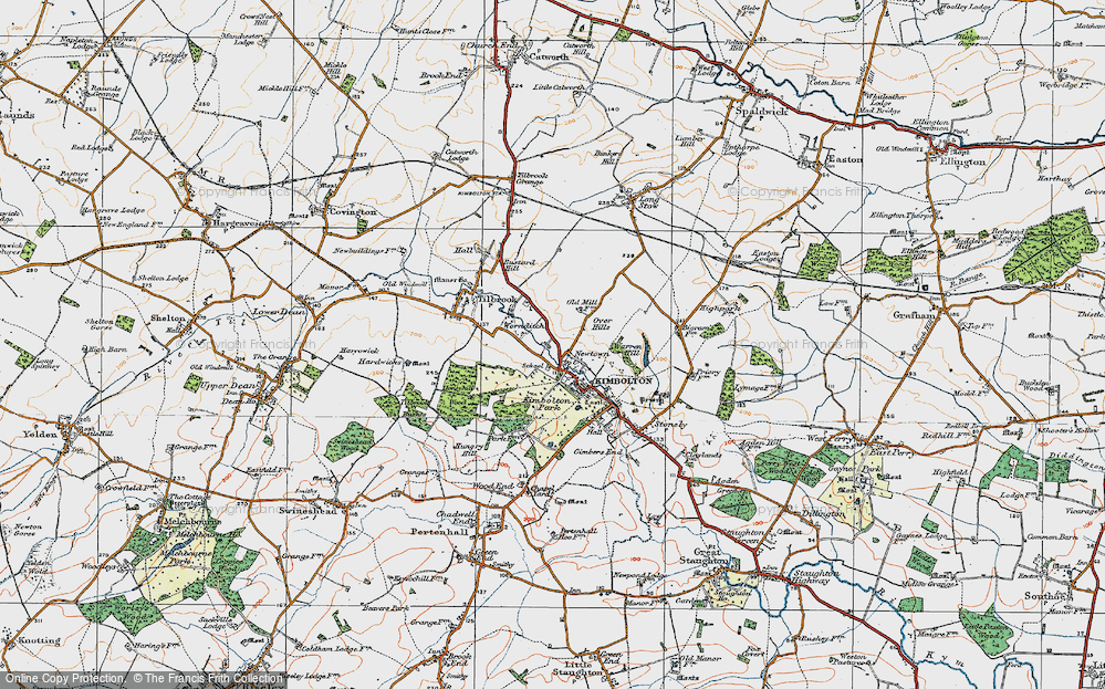 Old Map of London End, 1919 in 1919