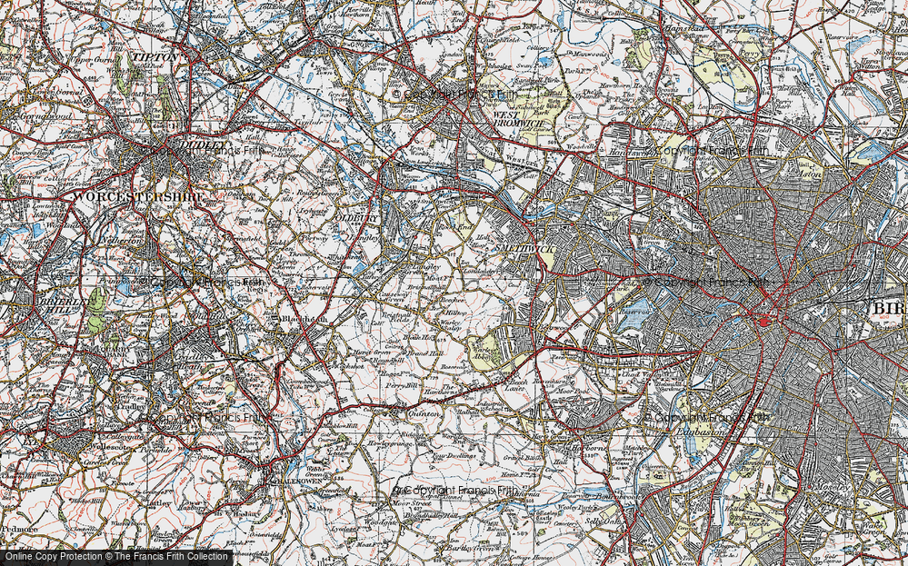 Old Map of Londonderry, 1921 in 1921