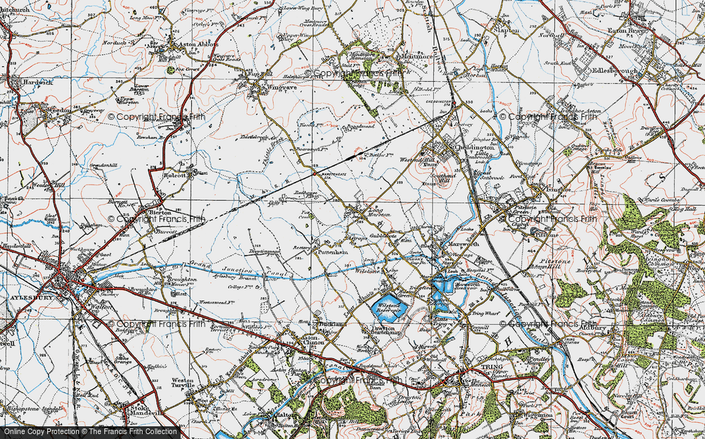 Old Map of Long Marston, 1919 in 1919