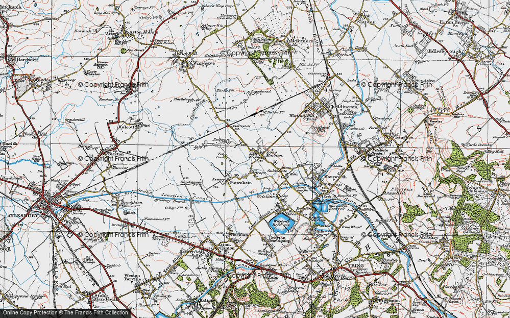 Historic Ordnance Survey Map of Long Marston, 1919