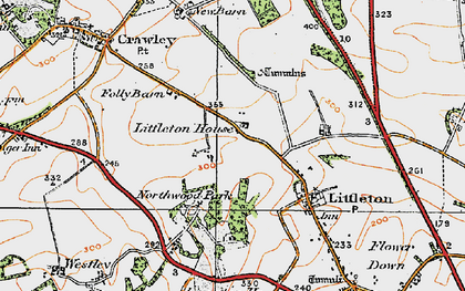 Old map of Northwood Park in 1919