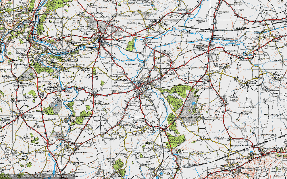 Old Map of Longfield, 1919 in 1919