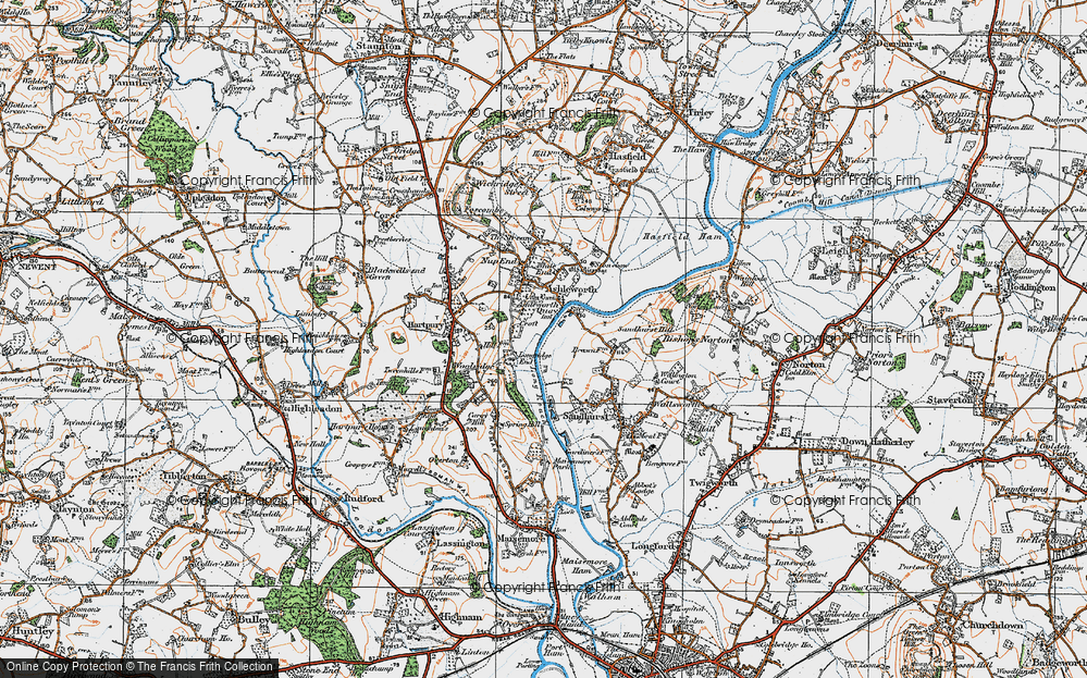 Old Map of Longridge End, 1919 in 1919