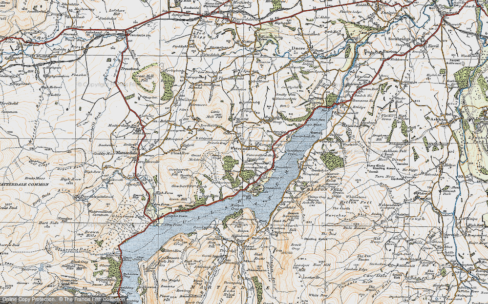 Old Map of Longthwaite, 1925 in 1925
