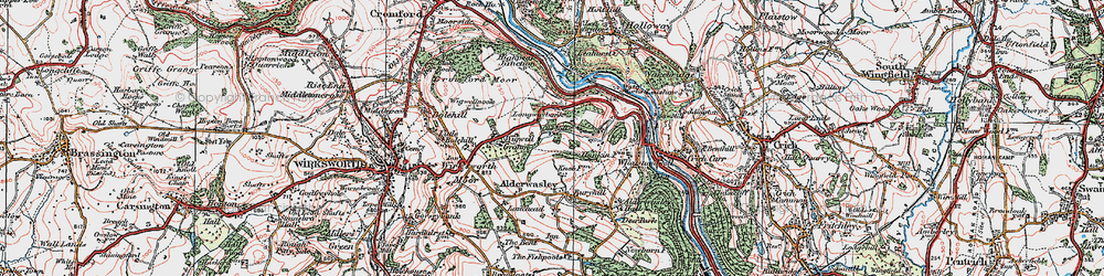 Old map of Longway Bank in 1923