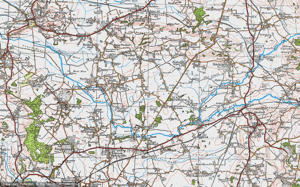 Old Map of Lottisham, 1919 in 1919
