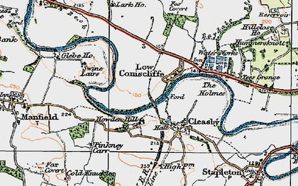 Old map of Low Coniscliffe in 1925