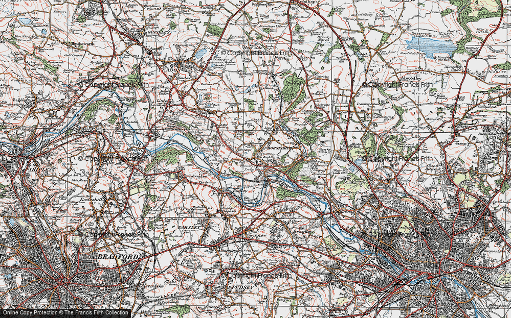 Old Map of Low Fold, 1925 in 1925