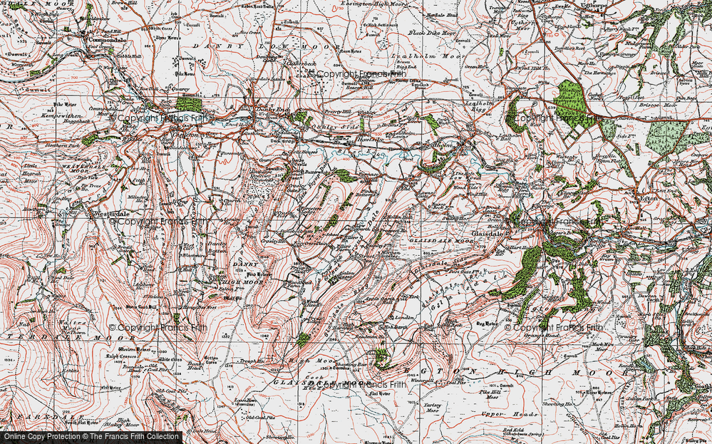 Old Map of Low Garth, 1925 in 1925