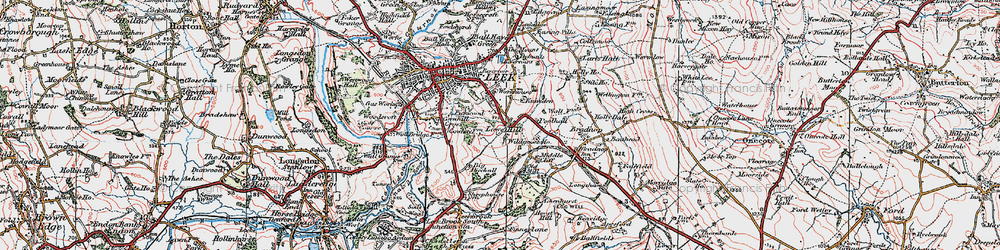 Old map of Lowe Hill in 1923