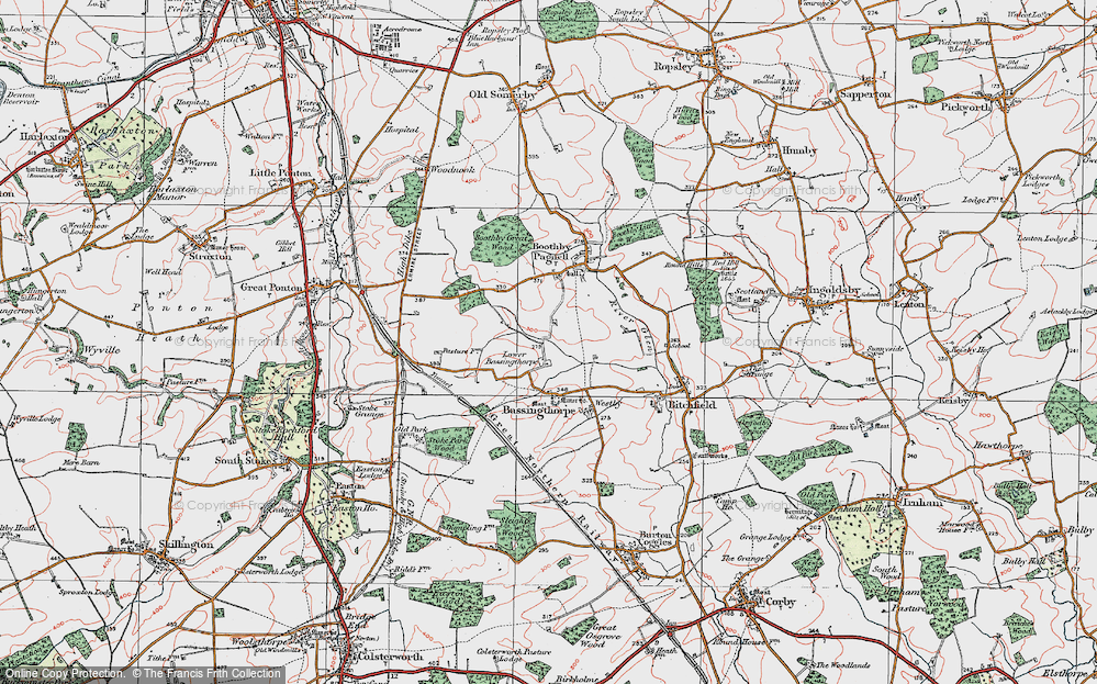 Lower Bassingthorpe, 1922