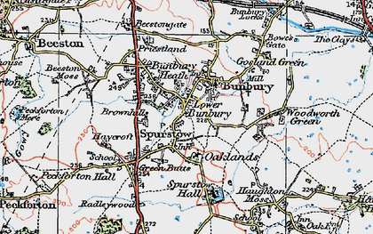 Old map of Lower Bunbury in 1923