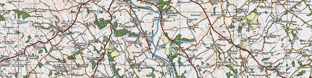 Old map of Lower Forge in 1921