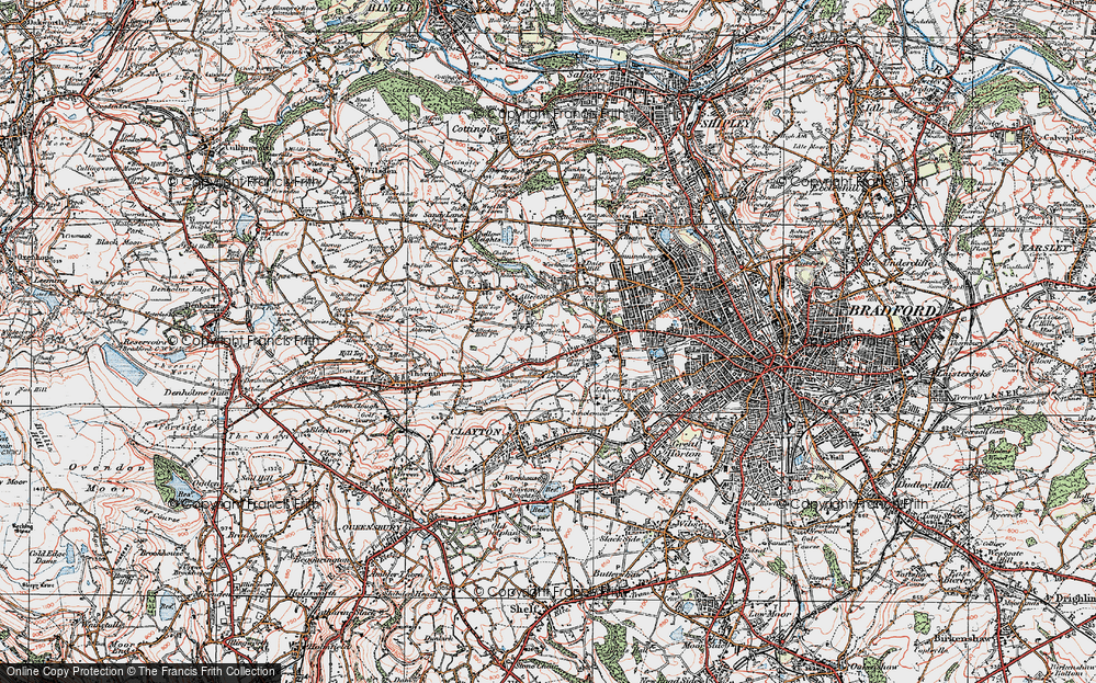 Old Map of Lower Grange, 1925 in 1925
