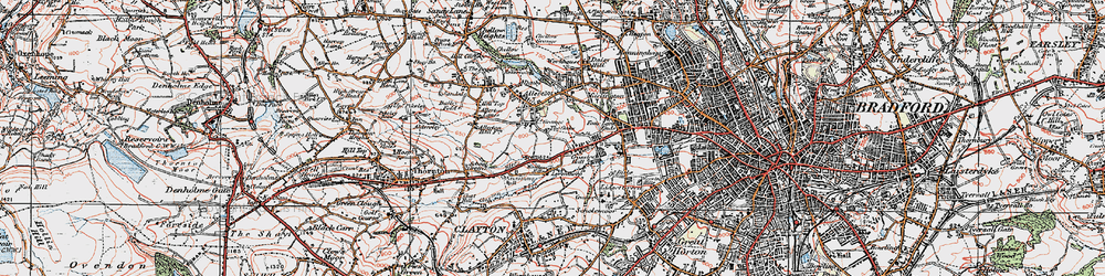 Old map of Lower Grange in 1925