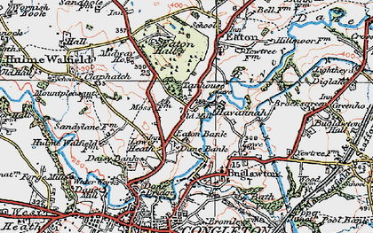 Old map of Lower Heath in 1923