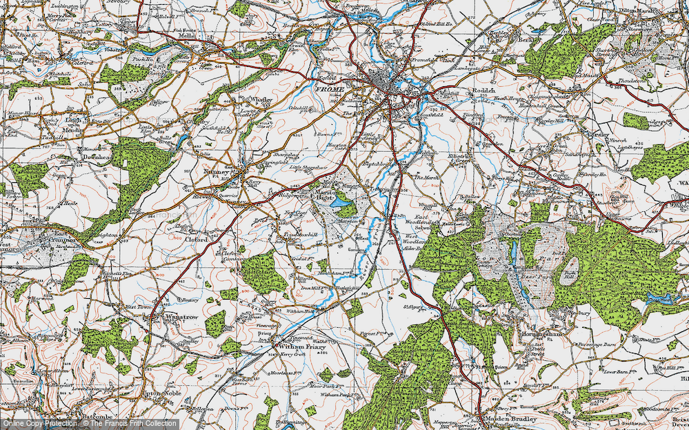 Old Map of Lower Marston, 1919 in 1919