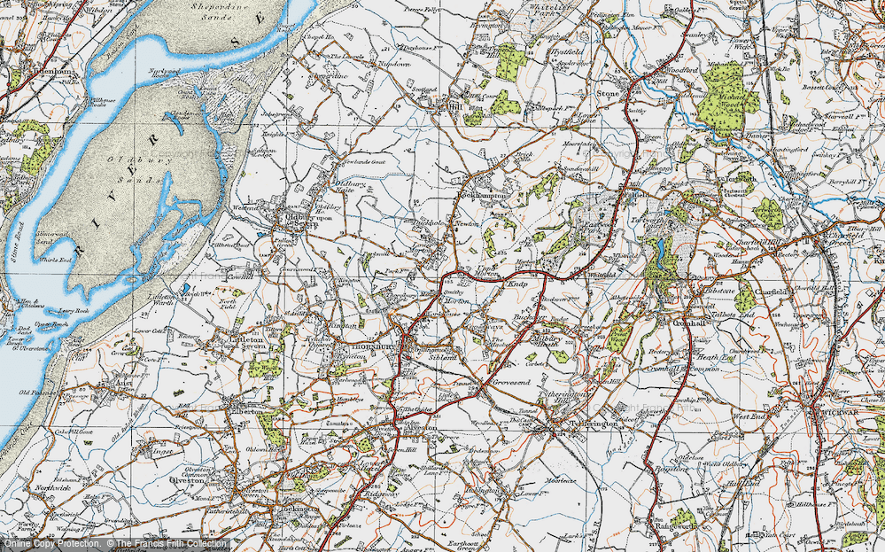 Old Map of Lower Morton, 1919 in 1919