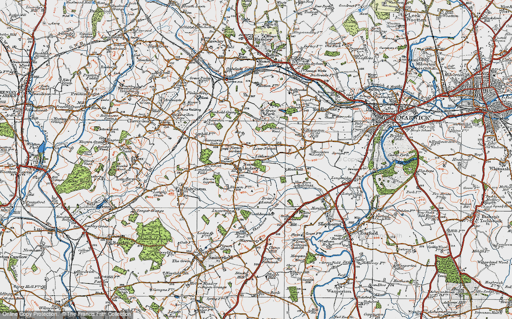Old Map of Lower Norton, 1919 in 1919