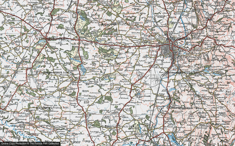 Old Map of Lower Pexhill, 1923 in 1923