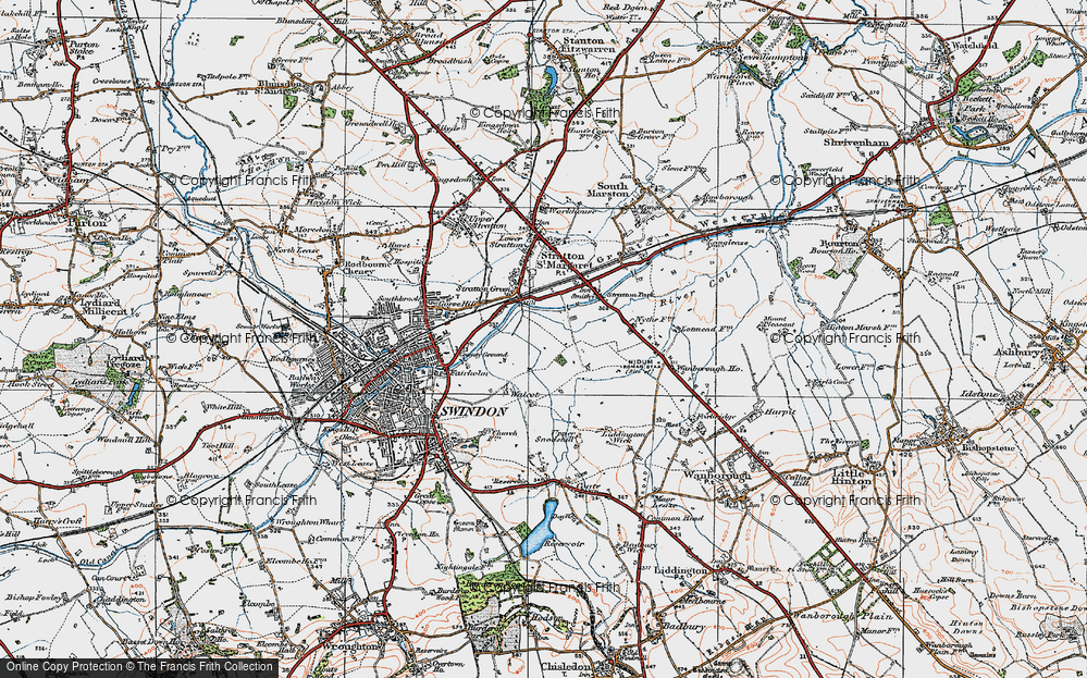 Old Map of Lower Stratton, 1919 in 1919