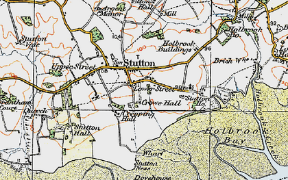 Old map of Lower Street in 1921