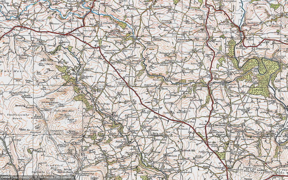 Old Map of Lower Trefrize, 1919 in 1919