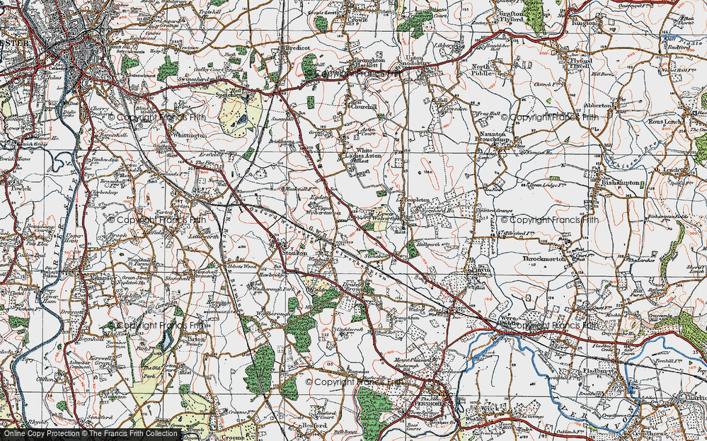 Old Map of Lower Wolverton, 1919 in 1919