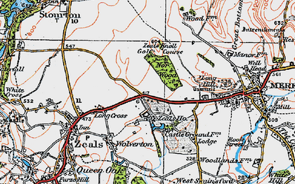 Old map of Zeals Ho in 1919