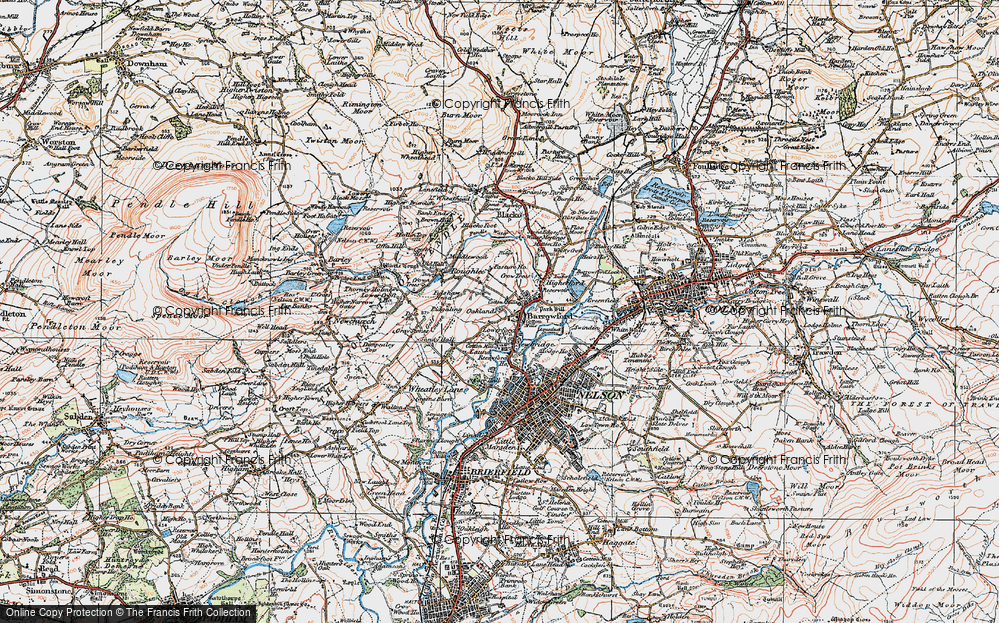 Old Map of Lowerford, 1924 in 1924