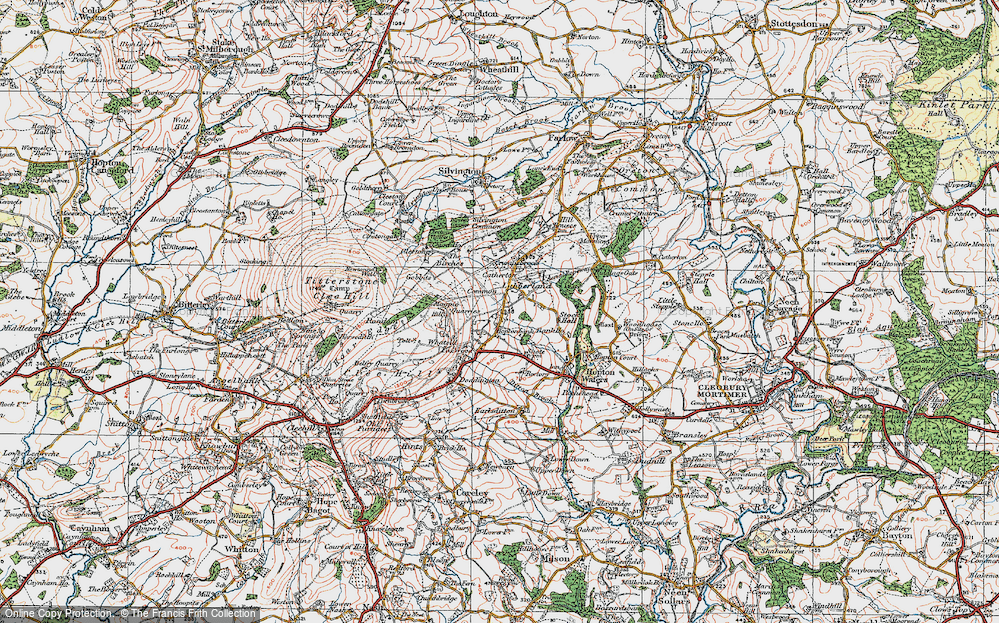 Old Map of Lubberland, 1921 in 1921