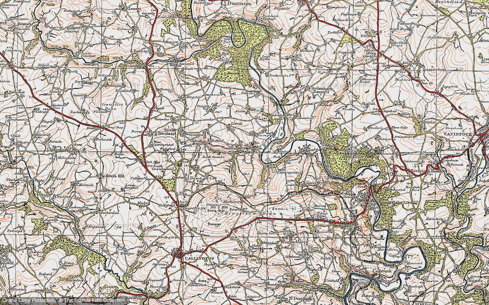 Old Map of Luckett, 1919 in 1919