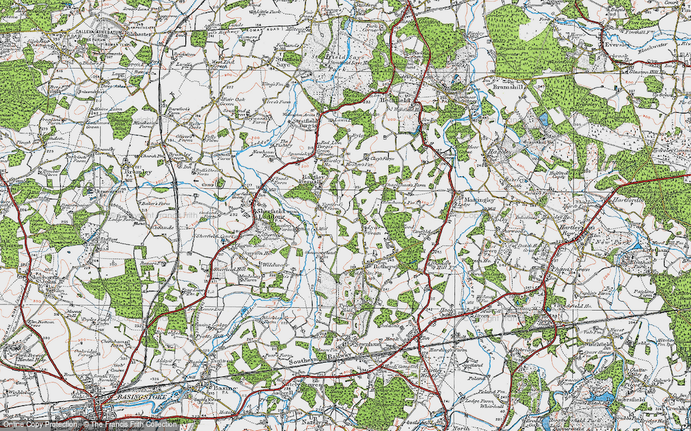 Old Map of Lyde Green, 1919 in 1919