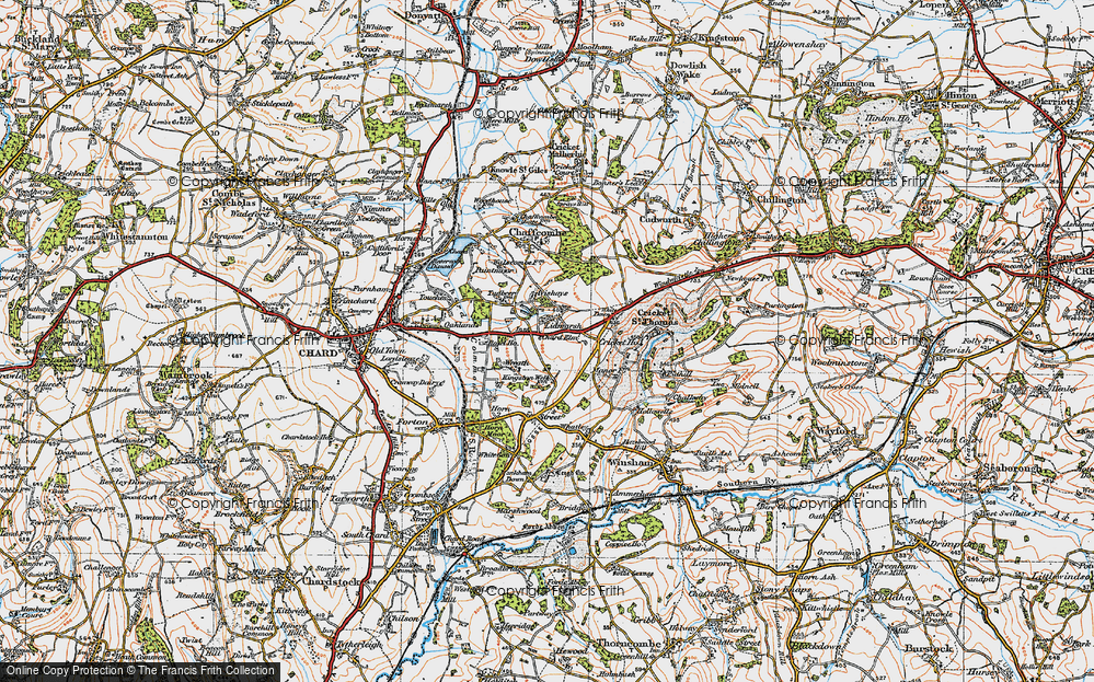 Old Map of Lydmarsh, 1919 in 1919
