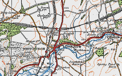 Old map of Lynch Hill in 1919