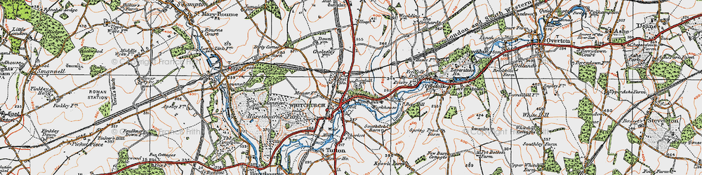 Old map of Lynch Hill in 1919