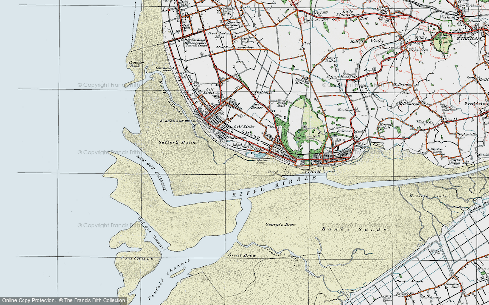 Map of Lytham St Anne's, 1924 - Francis Frith