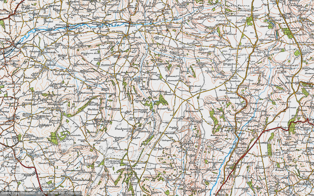 Old Map of Mackham, 1919 in 1919