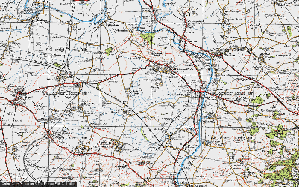 Old Map of Mackney, 1919 in 1919