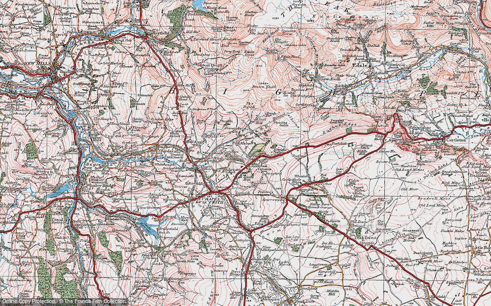 Old Map of Malcoff, 1923 in 1923