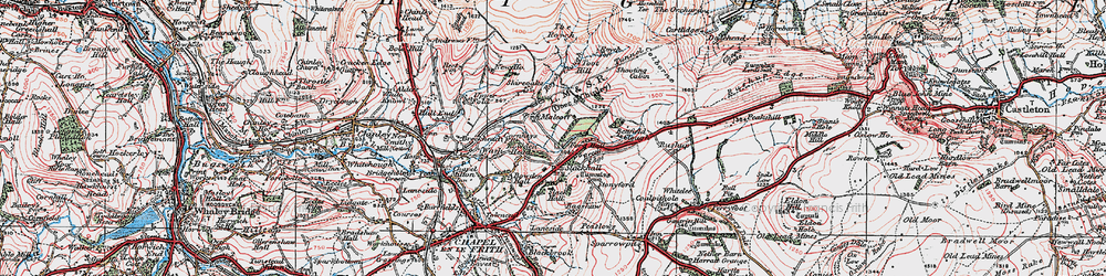 Old map of Malcoff in 1923