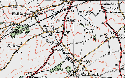Old map of Kenwick Bar in 1923