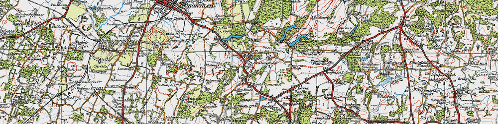 Old map of Plummers Plain in 1920