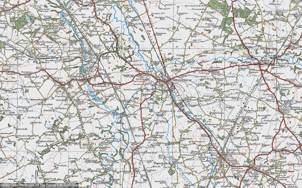 Old Map of Manor Park, 1923 in 1923